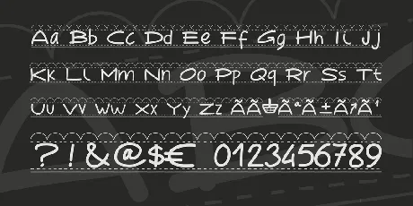 PWBroderie font