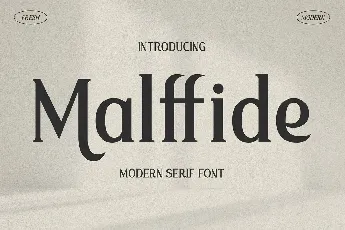 Malffide font