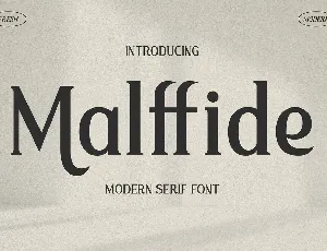 Malffide font