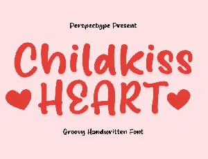 Childkiss Heart font