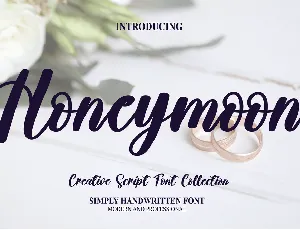 Honeymoon font