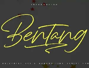 Bentang font