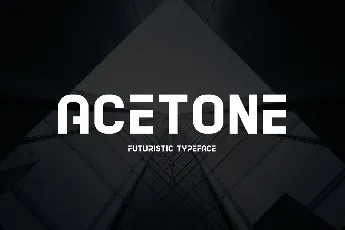 Acetone font