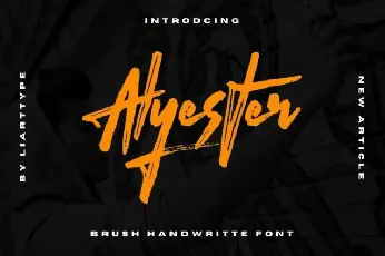 Alyester font