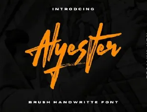 Alyester font