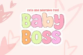 Baby Boss Display font