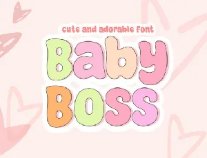 Baby Boss Display font