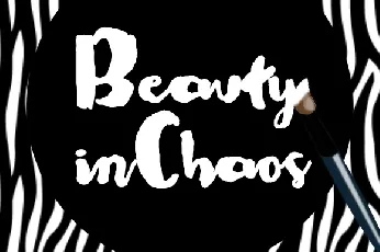 Chaotiq Modern Paint Brush Free font