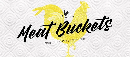 Meat Buckets Free font