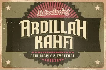 Ardilah Kafi font