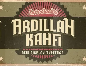 Ardilah Kafi font