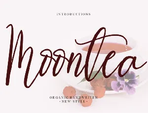 Moontea font