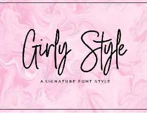 Girly Style font