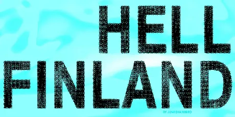 Hell Finland font