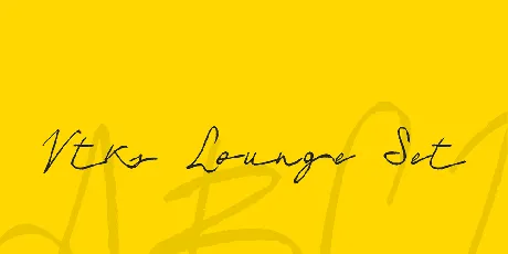 Vtks Lounge Set font