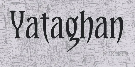Yataghan font