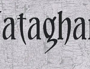 Yataghan font