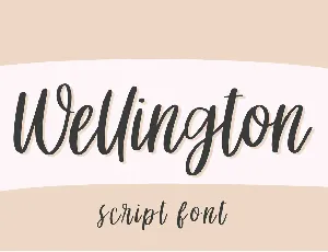 Wellington font