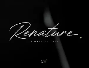 Renature font