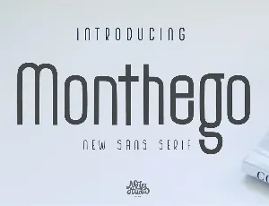 The Monthego font