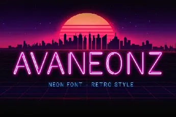 Avaneonz font