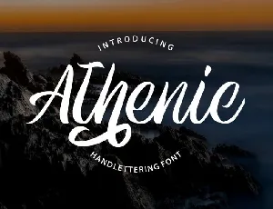 Athenic Script font