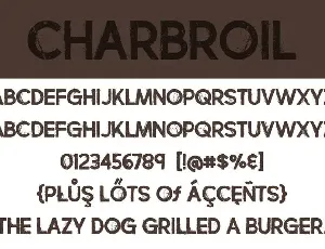 Charbroil font