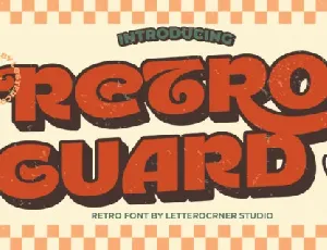 Retroguard font