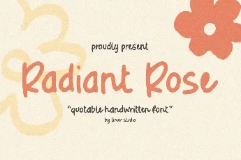 Radiant Rose font