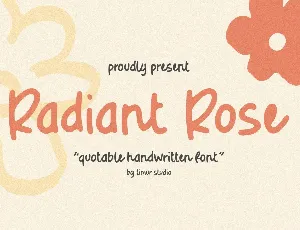 Radiant Rose font