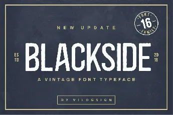 Blackside font