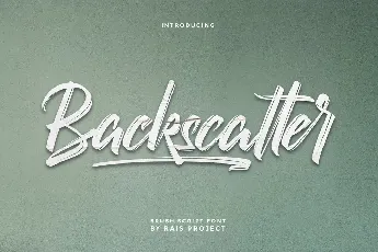 Backscatter Demo font