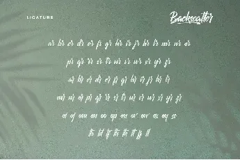 Backscatter Demo font