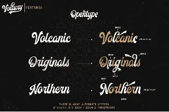 Voltury font