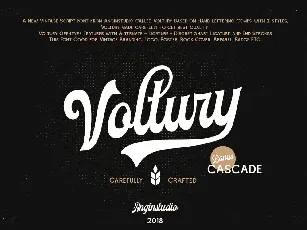 Voltury font