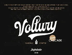 Voltury font