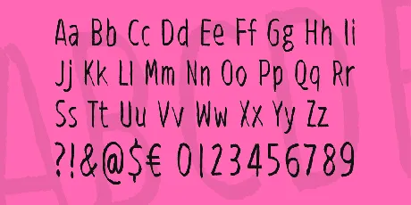 Viiden pennin operetti font