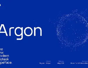 Argon Sans Serif font