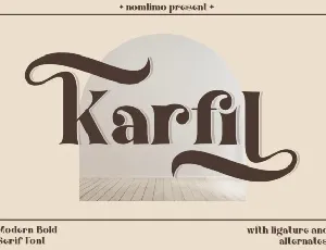 Karfil font