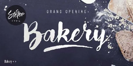 Bakery Free font