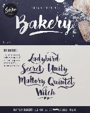 Bakery Free font