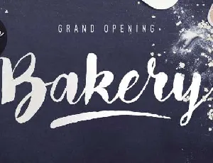 Bakery Free font