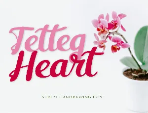 Tetteg Heart font