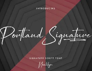 Portland S Demo font