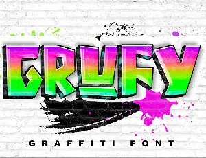 Grufy - Personala use only font