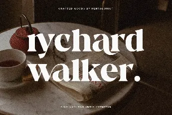 rychard walker DEMO font