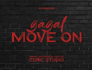 Gagal Move On font