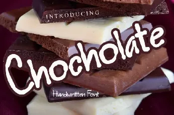 Chocholate Display font