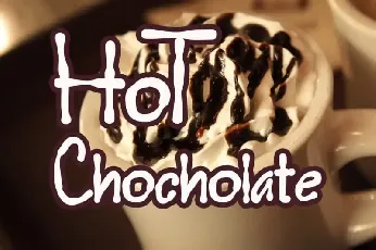 Chocholate Display font