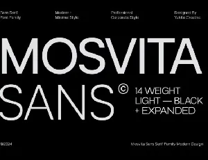 Mosvita Family font